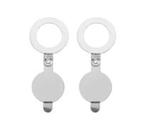 2pcs Peep Hole Privacy Covers Copper Anti-Fog Peephole Cover for Front Door Wide View Door Viewer Privacy Cover for Home And Office Use