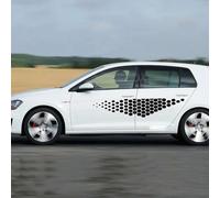 2PCS Pegatinas Laterales de la Puerta del Coche Calcomanías de Vinilo Estilo TCR, para VW Golf 8 5 6 7 R TSI GTI MK8 MK4 MK5 MK6 MK7 Accesorios para automóviles