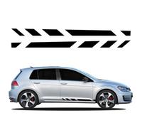 2PCS Pegatinas Laterales para Puertas de Coche Calcomanías de Vinilo Estilo Carrera, para VW Golf 8 7 5 4 6 GTI MK8 MK7 MK5 MK6 MK4 Accesorios para Auto