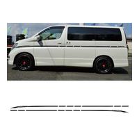 2PCS Pegatinas Laterales para Puertas de Coche Franjas de Furgoneta Camper Gráficos Tuning Accesorios de Auto Calcomanías de Vinilo, para Nissan Elgrand E50 E51 E52 2.5