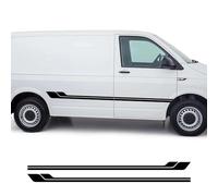 2PCS Pegatinas Laterales para Puertas de Coche, para VW Transporter T4 T5 T6 Decoración de carrocería Accesorios de afinación gráfica Decal de Vinilo