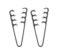 2PCS Peine Texturizante, Peine De Peinado De Dientes Anchos Para Dar Volumen, Herramienta Para Cabello Rizado Con Raíces Y Flequillo, Accesorio De Aseo Personal Para Novios Maridos Citas Diarias