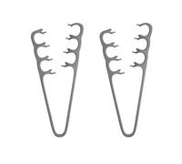 2PCS Peine Texturizante, Peine De Peinado De Dientes Anchos Para Dar Volumen, Herramienta Para Cabello Rizado Con Raíces Y Flequillo, Accesorio De Aseo Personal Para Novios Maridos Citas Diarias