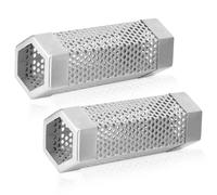 2pcs Pellet Smoker Tubo, tubo de ahumado para Pellet Grill portátil Barbacoa Generador de humo Generador de humo frío para todas las parrillas