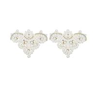 2pcs perla zapato flor falso perla botones de ramificación elegante broche para zapatos de aspecto brillante, Belle orteil perlé, resina, sentido, No es una piedra preciosa