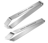 2pcs Pinzas de Cocina, Pinza para Pescado, Alicates de Aristas para Peces, Pinzas de Espina de Pescado, Pinzas de Pescado Acero Inoxidable, 12cm