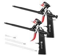 2pcs Pistola de Espuma, Lytool PU Pistola de Espuma de Poliuretano de Expansiva para Rellenar Calafateo Industrial, No Hay Limpieza