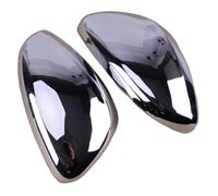 2pcs Plata ABS Cromo Coche Plateado Espejo Retrovisor Lateral Cubierta Ajuste para Peugeot 2008 208 2013 2014 2015 2016 2017 Cubierta Espejo Retrovisor