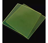 2PCS Polyurethane Sheets 200x200/250x250/300x300mm for Vibration Damping and Shock Absorption, 1-10mm Thickness(200 * 200 * 10mm)