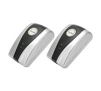 2Pcs Power Saver, Dispositivo de Ahorro de Electricidad de Ahorro de Energía Inteligente de 18Kw, Caja de Ahorro de Energía de Alta Eficiente Estabilizador de Voltaje EléCtrico para Tiendas(EU)