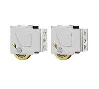2pcs Práctico Acero Inoxidable Y Latón Rodamiento Rodillos Para Suave Puerta Corredera Y Ventana Operación Uso Diario Rodillo De Ventana Hardware