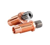2Pcs Printer Nozzle Throat Heatbreak for E3D V6 Throat Heater Block for 1.75mm V6 Hotend Heater Block
