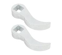 2Pcs Pry Bar Wrench Adaptor Head 1/2in Drive Adjustable Crowbar Adapter Repairing Head Tools