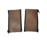 2pcs PU cuero asas protector cremallera para modelo dedicado lavable diseño antideslizante lujo cochecito cubierta