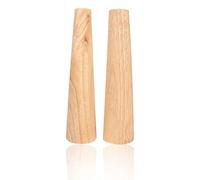 2pcs Pulsera Mandril Stick, Forma Redonda Ovalada Herramienta de Madera para Joyería, Medidor de Ajuste de Pulseras Herramienta de reparación de la deformación de la joyería