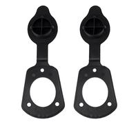 2pcs PVC Flush-Mount Replacement Caps Flush Mount Accessory Fishing Rod Holder Caps Boat Fishing Rod Holder Cap for Kayak and Boat