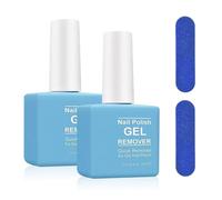 2pcs Quitaesmalte para Uñas, 15ml Removedor de Esmalte,Quita Esmaltes Semipermanentes con Lima de Uñas, Quitaesmalte Gel Elimina Fácil y Rápidamente el Esmalte, sin Dañar las Uñas