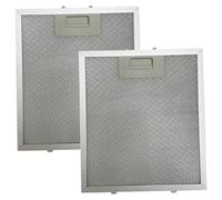2PCS Range Hood Filter Replacement 5-Layer Aluminum Mesh Hood Vent Filter with Buckle 230 x 260 x 10 mm
