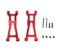 2pcs Rear Lower Suspension Arm, Aluminum Alloy Swing Arm Replacement for HBX 16889 1/16 RC Car, Metal Suspension Arms with Plugs and Screws for Enhanced Durability and Performance