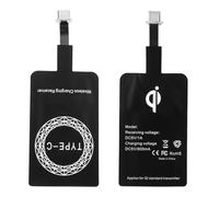 2pcs Receptor Adaptador Carga Inalámbrica 5V 1000MA, Adaptador Tipo C Qi para Samsung Galaxy Huawei Xiaomi Motorola Google Pixel Oppo Vivo Sonido y Otros Teléfonos Android USB C