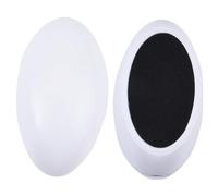 2pcs removedor de callos para pies, herramienta de quillus de pie de pie en forma de huevo removedor con acero y archivo de papel, herramienta de quilfo de callus de pie de pie lavable desmontab