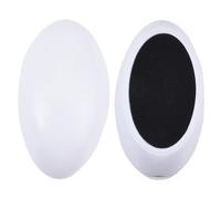 2pcs removedor de callos para pies, removedor de callos de pie en forma de huevo con acero y archivo de papel, herramienta de callos de callo de pie manual desmontable desmontable con colector de cal