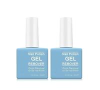 2pcs removedor de esmalte de uñas gel de forma rápida y fácil de remojo de esmalte de gel no irritante