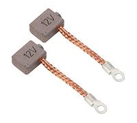 2PCS Replacement Carbon Brush for Boat Electric Propeller, Alloy Steel Motor Accessory with Spring, Compatible with 50-88 lb Marine Thrusters, Lightweight and Durable