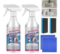 2Pcs Reshline Foam Cleaner,Reshline Stubborn Stains Cleaner,Bathroom Descaler Foam Cleaner,Multipurpose Bubble Cleaner Kitchen Deep Cleaning Spray