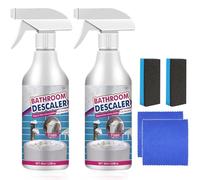 2Pcs Reshline Foam Cleaner,Stubborn Stains Cleaner,Multipurpose Bathroom Foam Cleaner,Bathroom Descaler Spray for Bathroom Toilet Bath Shower Glass Sink Cleane