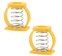 2pcs Resortes de Hebilla en C Para Bisagra de Bicicleta, Abrazadera de Bisagra de Bicicleta Plegable de Repuesto para Brompton, Accesorios de Bicicleta en Forma de C (amarillo)