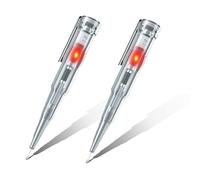 2PCS Responsive Electrical Tester Pen, Christmas Light Electrical Tester, Electrical Tester Pen Screwdriver, Circuit Live/Null Wire Breaker Finder 70-250V