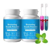 2Pcs Reumi Tooth Repairing Powder,Herbal Teeth Repairing Whitening Powders For Gum,Strengthens & Purifies & Stabilizes Teeth