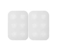 2Pcs Reusable Watercolor Palette Mixing Tray for Oil & Acrylic Paint 9.5X6.5X1.1CM