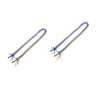 2pcs Ribbon Garland Choker Necklaces A Necklace Prop Grad Photo Props Braided Honor Graduation Cords Manual Polyester Accessories