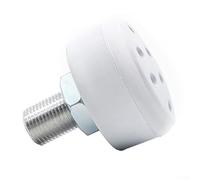 2pcs Roller Skate Toe Tapones Frenos 82A Goma Altura Ajustable Con Tuerca Para Patines Cuádruple Interior Exterior Pista Uso de Entrenamiento (blanco)