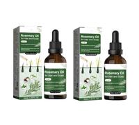 2PCS Rosemary Oil for Hair Scalp Treatment with Coconut Peppermint Oil Nourishing Hair Serum for Shine Strength All Hair Types