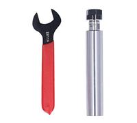 2pcs Router Collet ExtensionRod, Kit de juego de herramientas de vástago recto C20, CNC, Rod de extensión de fresado CNC con llave para mecanizado preciso y proces estables (Zoeyilan3fE2MV-11)