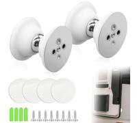 2pcs RV Door Holder, Magnetic Baggage Door Catch Latch for Camper, Trailer, RV, Motor Home, Boat Compartments, Cargo