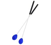 2pcs S Lana Azul Manijas de Fibra de Vidrio Establo para Percusion Wa09 Palitos Tabla Set Riticssticksglass Fi Pulido el Color B