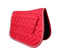 2PCS Saddle Pad For Horses Non Slip Polyester Comfortable Riding Blanket Equestrian Protection And Accessories para Caballo(Red)