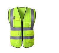2pcs Safety High Visibility Vest Adjustable Security Vests Traffic Night Outdoor For Running Cycling Sports Para Correr(Color 2)
