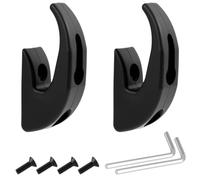 2PCS Scooter eléctrico Gancho, Plástico Resistente para Monopatín Eléctrico, Gancho Delantero para Bolsa, Casco y Mochila, Accesorio Práctico de Transporte para Scooter Eléctrico M365/1S/Pro