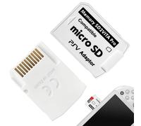 2PCS SD2Vita 5.0 Adaptateur Micro SD pour Console Portable 1000/2000 | SD2Vita 5.0 adaptateur carte mémoire Micro SD avec insertion stable et extension de stockage pour console compatible