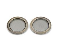 2pcs/Set Altavoces Barbacoa Parrilla Resonador Guitarras Sonido Hole Inserción De Guitarras Screened Soundhole Inserciones