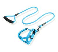 2pcs/Set Correa para Mascotas, Correa para Perros Grande, Mediana y pequeña, Correa para Perros, Correa para Gatos, Collar de arnés para Pecho, Suministros para Mascotas