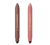 2Pcs Shadow Liner 2 in 1 Eyeliner Eyeshadow, 2-in-1 Liner and Shadow, Waterproof Eye Shadow Pen, Smooth and Easy to Color (2Pcs B)