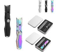 2PCS Sherum Nail Clipper, Nail Clippers, Satismoon Nail Clipper, Comfort Clip Nail Clipper, Large Opening Nail Clippers, Portable Ultra Sharp Nail Clipper, Nail Clippers for Thick Nails (03)
