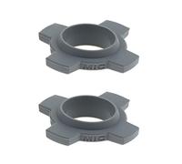 2Pcs Silicona Antideslizante Anillos KTV Mic DIY, gris