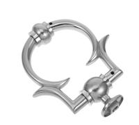 2pcs Simple Gate Knocker Pull Ring Para Puerta